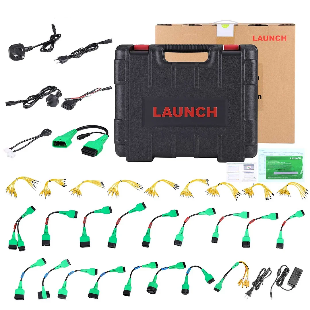 Launch X431 EV Diagnostic Upgrade Kit Adapters + Activation Card